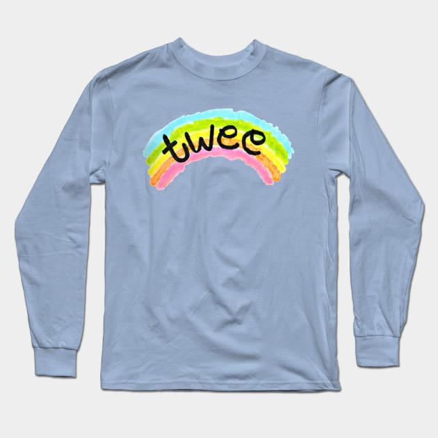 Super heckin twee Long Sleeve T-Shirt by Phosfate